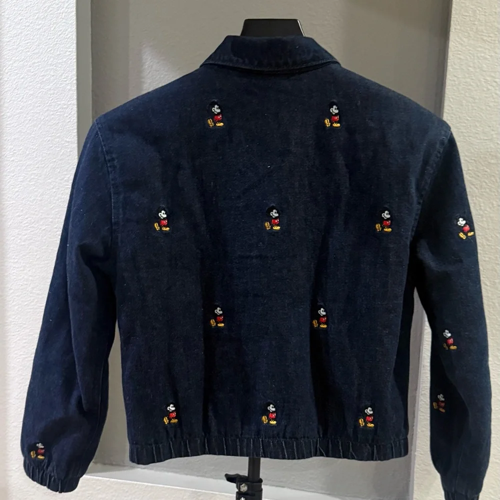 Kids GAP Disney Micky Mouse Embroidered Denim Jacket